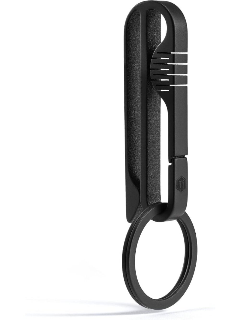Durable Titanium Keychain Belt Clip with Removable Key Ring - Perfect for
